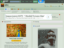 Tablet Screenshot of ajdev.deviantart.com