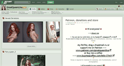 Desktop Screenshot of greatqueenlina.deviantart.com