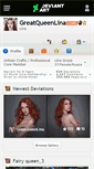 Mobile Screenshot of greatqueenlina.deviantart.com
