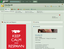 Tablet Screenshot of h-to-the-ov.deviantart.com