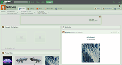 Desktop Screenshot of factoryjoe.deviantart.com