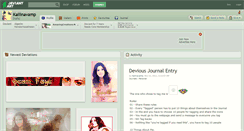 Desktop Screenshot of kailinavamp.deviantart.com