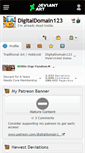 Mobile Screenshot of digitaldomain123.deviantart.com