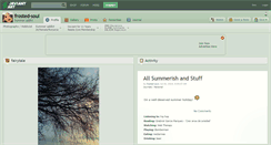 Desktop Screenshot of frosted-soul.deviantart.com