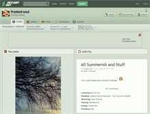Tablet Screenshot of frosted-soul.deviantart.com