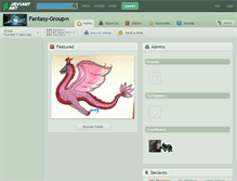 Tablet Screenshot of fantasy-group.deviantart.com