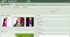 Desktop Screenshot of kyos--kitty.deviantart.com