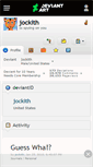 Mobile Screenshot of jockith.deviantart.com