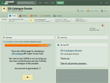 Tablet Screenshot of dd-catalogue-donate.deviantart.com