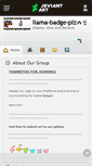Mobile Screenshot of llama-badge-plz.deviantart.com