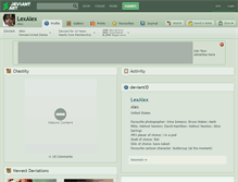 Tablet Screenshot of lexalex.deviantart.com