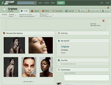 Tablet Screenshot of griphee.deviantart.com