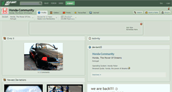 Desktop Screenshot of honda-community.deviantart.com