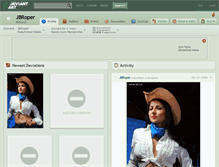Tablet Screenshot of jbroper.deviantart.com