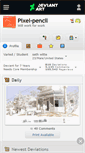 Mobile Screenshot of pixel-pencil.deviantart.com