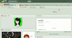 Desktop Screenshot of bearmuffs.deviantart.com