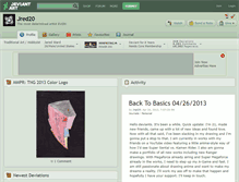 Tablet Screenshot of jred20.deviantart.com