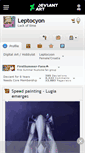 Mobile Screenshot of leptocyon.deviantart.com