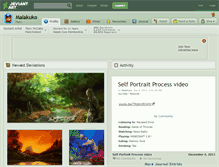 Tablet Screenshot of malakuko.deviantart.com