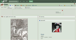 Desktop Screenshot of kizzel.deviantart.com