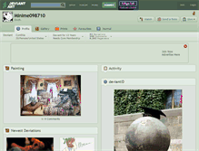 Tablet Screenshot of minime098710.deviantart.com