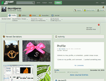 Tablet Screenshot of deyvidperes.deviantart.com