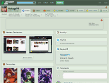 Tablet Screenshot of hokoga99.deviantart.com