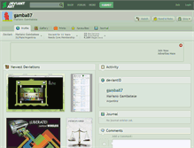 Tablet Screenshot of gamba87.deviantart.com