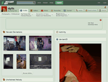 Tablet Screenshot of idyllis.deviantart.com