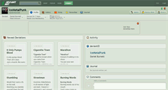Desktop Screenshot of icemetalpunk.deviantart.com