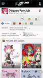 Mobile Screenshot of disgaea-fanclub.deviantart.com