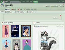 Tablet Screenshot of fetch26291.deviantart.com