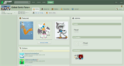 Desktop Screenshot of global-sonic-fans.deviantart.com