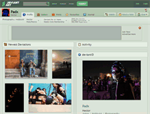 Tablet Screenshot of padx.deviantart.com