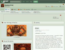 Tablet Screenshot of djeaton3162.deviantart.com