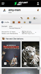 Mobile Screenshot of emy-msm.deviantart.com