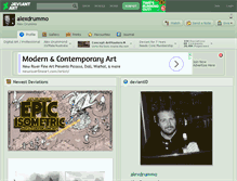 Tablet Screenshot of alexdrummo.deviantart.com