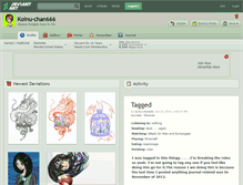Tablet Screenshot of koinu-chan666.deviantart.com