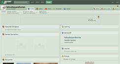 Desktop Screenshot of falloutboyandhorses.deviantart.com