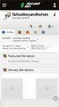 Mobile Screenshot of falloutboyandhorses.deviantart.com
