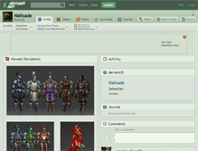 Tablet Screenshot of naitsade.deviantart.com