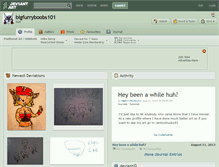 Tablet Screenshot of bigfurryboobs101.deviantart.com