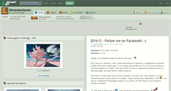 Desktop Screenshot of dimensionseven.deviantart.com