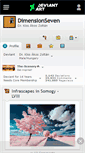 Mobile Screenshot of dimensionseven.deviantart.com