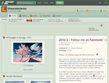 Tablet Screenshot of dimensionseven.deviantart.com