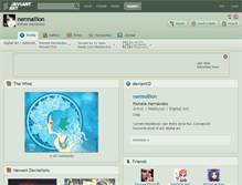 Tablet Screenshot of nermallion.deviantart.com