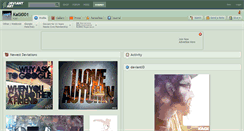 Desktop Screenshot of kagi001.deviantart.com