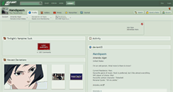 Desktop Screenshot of mandspasm.deviantart.com