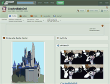 Tablet Screenshot of crackedbabydoll.deviantart.com