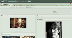 Desktop Screenshot of petera.deviantart.com
